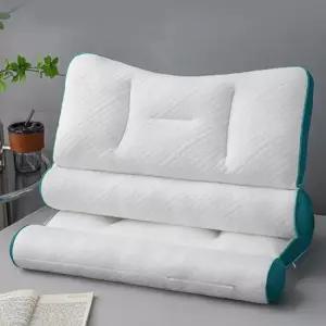 경추베개 블루그린 경추 견인 베개 라텍스 메모리폼 베게 배게