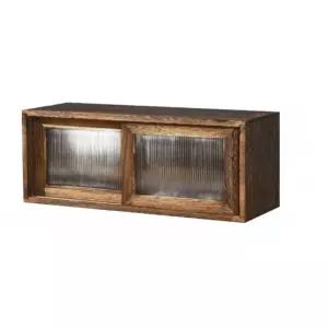 수납 선반 다기세트 빈티지 그릇장 컵보드 원목 미닫이문 사무실 거실장 식기장