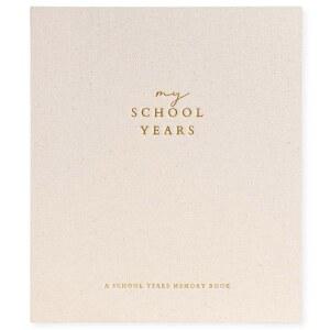 Pachley My School Years 및 학교 사진 앨범 u2013 - 기념품 정리 (베이지 유치원부터 12학년까지)