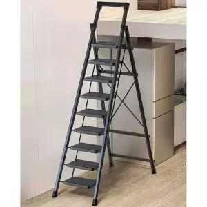 광폭 우마 전통 접이식 가정용 계단식 가벼운 8단사다리