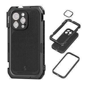 16 Pro Max용 SmallRig 모바일 비디오 케이지, T-Mount 렌즈 백플레이트가 장착된 케이스 포함 폰 MagSafe 지원, 비디오그래피 녹화용 퀵 릴리스 리그 - 4827