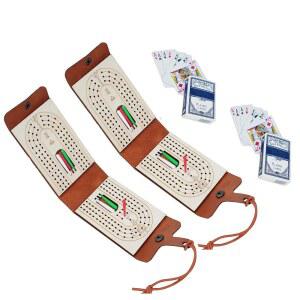 여행용 크리비지 덱 12개, 가족 보관 보드 세트, 카드 설명서(한글이 아닐 이상적 게임 (2팩) 여행 게임, 페그 클래식 및 있음) 수 휴대용 놀이 포함, 2개, 공간, 엔터테인먼트에