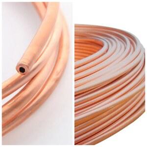 코일튜브 OD 2mm 3mm 4mm 6mm 8mm 9mm 10mm 12mm T2 연동관 코일 적동 원형 와이어 파이프 에어컨