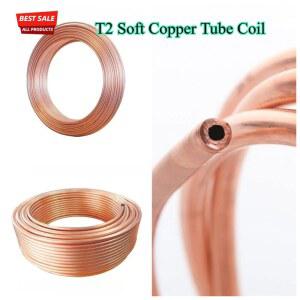 코일튜브 외경 12mm 적동 원형 와이어 T2 연동 구리 튜브 코일 파이프 에어컨