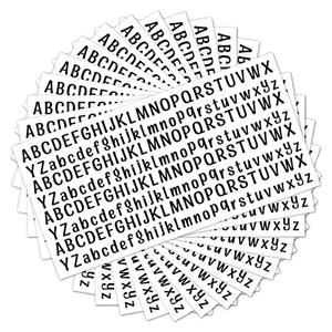 알파벳 스티커 문자 번호 스티커 자체 접착 스티커