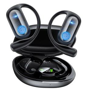 MOZC AI 번역 이어버드 실시간 188개 언어, 50시간 플레이타임 오픈 이어 헤드폰, 블루투스 6.1 탑재 무선 오디오폰 트레이드코어스 잉글레스 뇰, 비즈니스용 언어 번역가