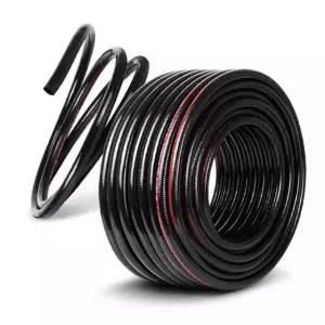 꼬이지않는 흑고압호스 고무호수 수도꼭지연결 농업용 호스 릴 관수 호수 고무 pvc 세차 편사 물분사기