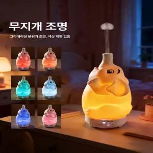 글로브픽 해파리가습기 도넛가습기 침실 물멍 책상