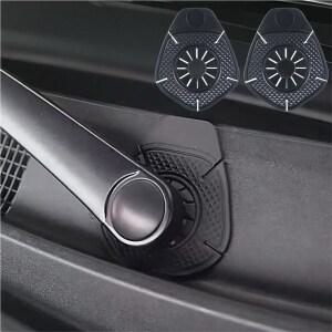 진진몰 자동차 와이퍼 홀 실리콘 보호패드 방수 먼지 커버 2개입