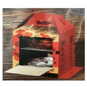 코스트코 꾸버스 훈제박스 5개 캠핑 바베큐 그릴 화로 휴대용 일회용 야외 숯불 훈제 훈연