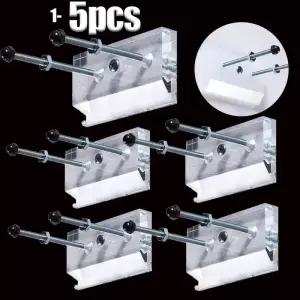 스케이트보드 벽 마운트 롱보드 데크 행어 디스플레이 스탠드 보관 거치대 랙 실내 15 개