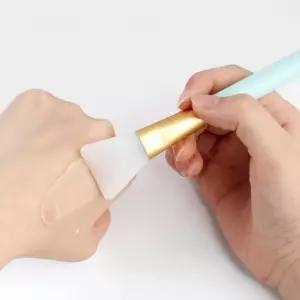 얼굴 주걱 실리콘 잔솔 화장품 팩브러쉬 모델링 팩붓