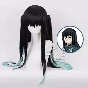 코스프레 토키토 가발 머리 코스튬 의상 칼날 소품 무이치로