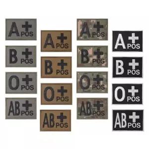 밀리터리 자수 혈액형 패치 모음 LCt3+8Fjp