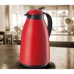 유리 라이너가 34온스 음료 있는 실리오 레드 이몰라 단열 서버 커피