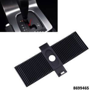 1pc 변속기 기어 시프트 콘솔 블라인드 커버 블랙 자동차 인테리어 몰딩 8699465   볼보 C30 C70 S40 V50 2