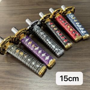 JDM 카타나 시프트 노브 사무라이 소드 기어 시프터 노브, 어댑터 4 개, 범용, 대부분의 수동 및 자동 자동