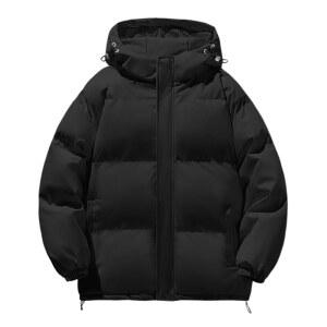 듀더베이비 다운 자켓 남성 겨울 패딩 두꺼운 따뜻한 지퍼 코트 보온 대체 아우터