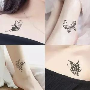 [에스에스_62]스티커 세트 문신 팔타투 헤나 나비 10종 M3