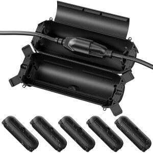 방수 씰이 있는 실외 연장 코드 조명 콘센트 박스 전기 연결 커버 소켓 안전 플러그 장식