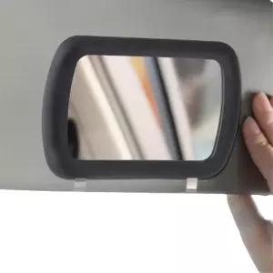 자동차 기본 사각 선바이저클립형 실내 화장거울 룸미러 차량후사경 안전 밀러