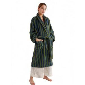 7 베일 여성 순면 실 염색 테리 천 목욕 가운 체크 스트라이프 스파 로브 좋은 흡수성 수건