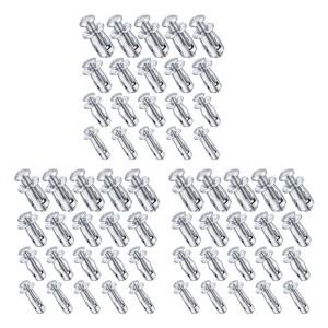 HLZS-60Pcs M 4 M5 M6 M8 잭 너트 탄소강 확장 나사 패스너 (플레이트 프레임 컨테이너 태그 고정용)