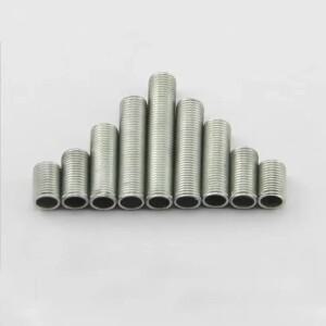 ZGBqwysZ 10pcs M8  치아 미백 튜브  치과 파이프 미세 스레드 덕트 어댑터 나사 조명 액세서리 아연 도금