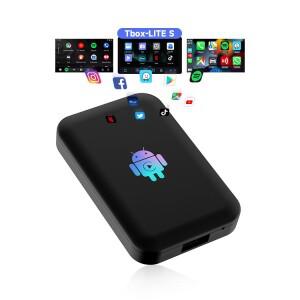 신형 카링킷 Tbox Lite s Ai 안드로이드 박스 시스템 차량용 무선 오토 카플레이 넷플릭스 유튜브 멀티미디