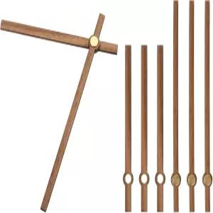 패티킬 교체 시계 핸드 키트 4세트 나무 메커니즘 무브먼트 부품 교체용 12인치 벽시계 수리 DIY 홈 아트