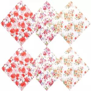 6Pc 두꺼운 안경 청소포 우아한 플라워 디자인 언 박스 재사용 가능한 카메라 렌즈 휴대폰 노트북