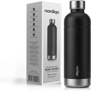 Nordiqo 스테인리스 스틸 탄산수 제조기용 병 33oz Aarke 제조기 3 SodaStream Duo 및 플라스틱 병과 호환