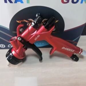 DEVIDISS AD-60 공압식 바니시 페인트 스프레이 건 고분무 저압 1.3mm 노즐 중력식 전문