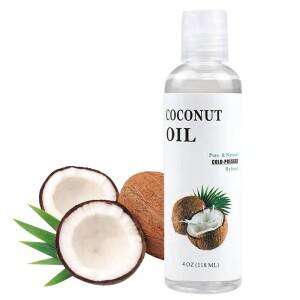 액체 코코넛 오일 16온스 순수 천연 유기농 분획 캐리어 오일 피부 모발 관리 마사지 아로마테라피 보습용