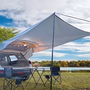차박타트 실버쉘터 캠핑그늘막 텐트 트렁크텐트 쉘터 방수 자동차 확장형 햇빛가리개