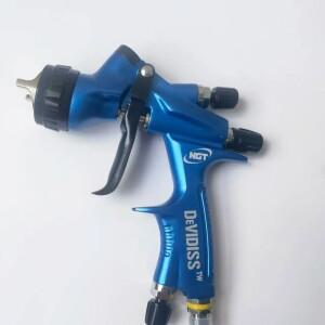 베스트셀러 DEVIDISS 공압식 바니시 페인트 스프레이 건 고분무 저압 1.3mm 노즐 중력식 전문