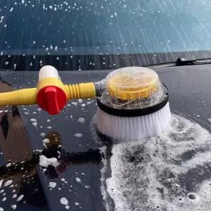 전동세차브러시 자동회전브러쉬 청소솔 차량세척기 지지대 패드 고압 자동차 전동세척