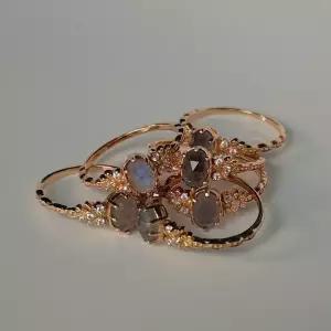 원석반지 탄생석반지 레브라도라이트 반지