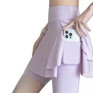 트레이닝 치마바지 포켓 속바지 일체형 스커트 레깅스