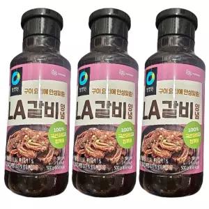 Best 가공조미료 - 청정원 LA갈비양념 500g x 3개