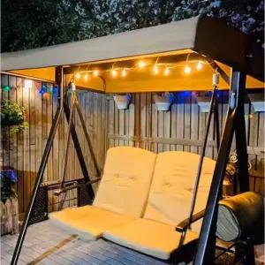 야외 그네침대 2인용 흔들의자 흔들그네 철제 그네의자 해먹 썬베드 펜션 몽땅