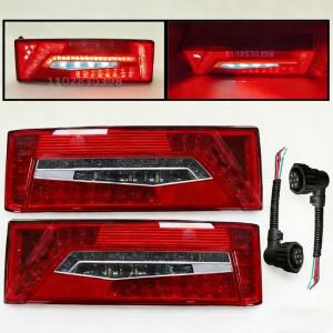 스카니아 R S L 트럭용 1개 24V LED 테일 라이트, 7핀 커넥터 플매트 카펫 러그 포함, 예비 부품 OEM 28608