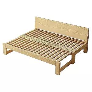 원목 평상 깔판 베드 확장형 소파 프레임 침대