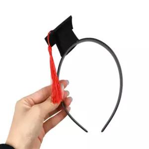 보라몰 학사모 머리띠