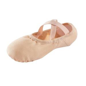 여자 유아용 미스피오나 캔버스 발레 슈즈, 플렉스 아치가 있는 댄스 슬리퍼, 스플릿
