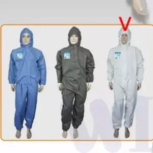 방진보호복 L 전신방진복 방진작업복 방진복 원피스방진복 1회용방진복 1P 클린룸 흰색