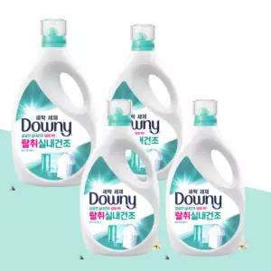 다우니 프리미엄 세탁세제 액체형 탈취실내건조 본품 3L 4개