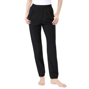 애비걸 슬림 핏 와이드 레그 틴 걸스 여성 하렘 립스탑 팬츠에 댄스, 발레, 요가, 재즈 포켓 포함