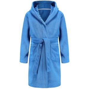 소년 소녀 목욕 가운 소프트 타월 후드 로브 테리 천
