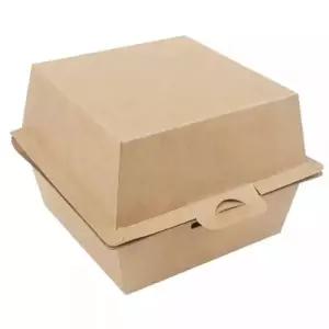 크라프트 햄버거케이스 20개-종이트레이 햄버거포장 트레이